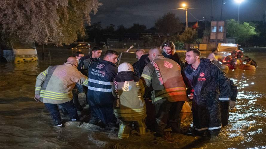 ارتفاع عدد قتلى الفيضانات في تركيا إلى خمسة