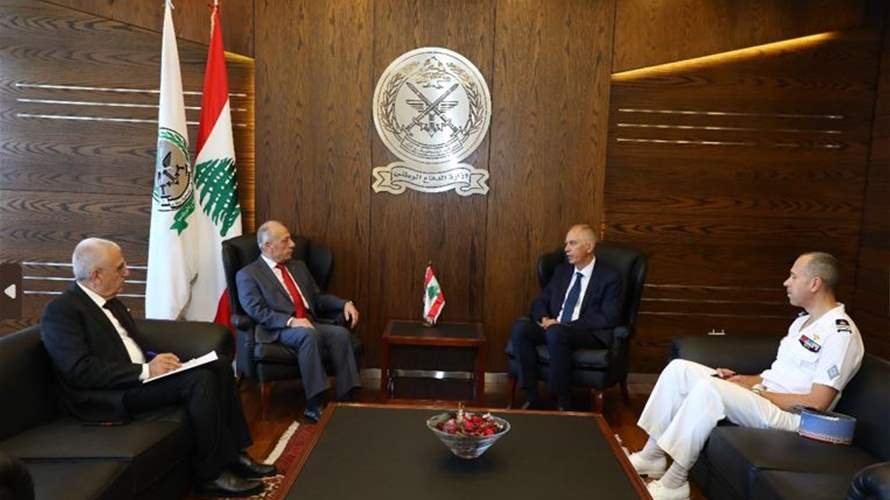 Lebanon's Defense Minister discusses relations with France and India