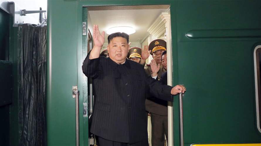قطار الزعيم الكوري الشمالي كيم جونغ أون يدخل الأراضي الروسية 