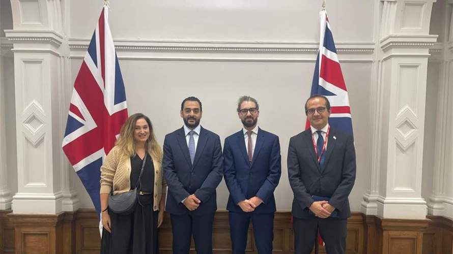 أبو حيدر التقى مسؤولا في وزارة التجارة البريطانية: لتفعيل دور الشراكة بين لبنان والمملكة المتحدة