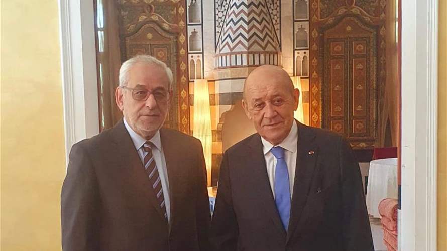 Le Drian's meeting with MP Pakradounian: Electing a consensus president is a fundamental step forward
