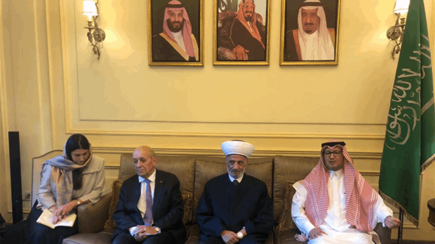 خلوة في دارة بخاري جمعت دريان ولودريان وغارو سبقت لقاء النواب السنة مع الموفد الفرنسي