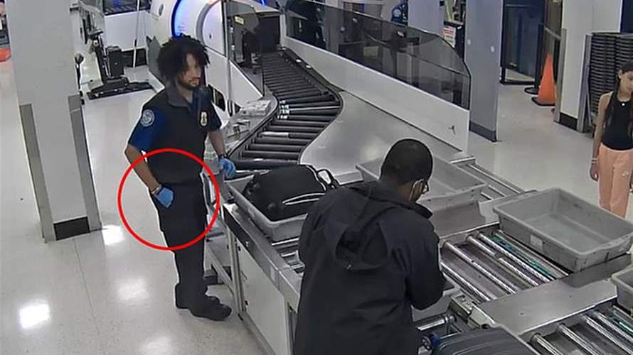 عملاء في ادارة أمن مطار ميامي يسرقون الركاب...اليكم التفاصيل! (فيديو)