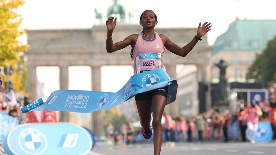 Ethiopia's Assefa shatters world marathon record in Berlin 