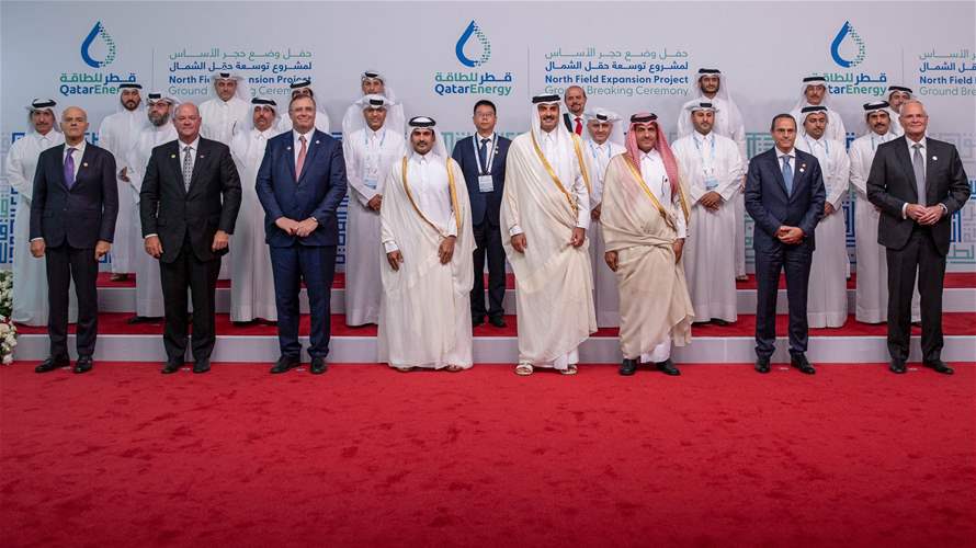 قطر تضع حجر الأساس لمشروع توسعة حقل الشمال للغاز