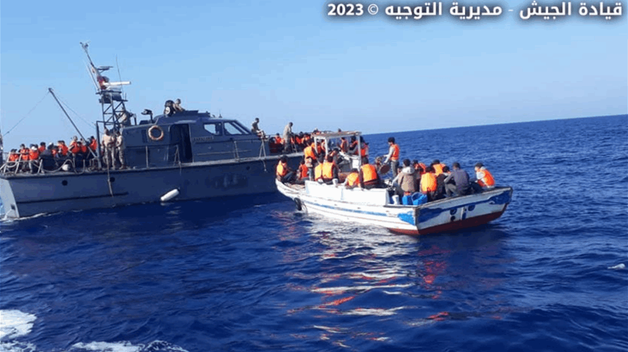 الجيش: إحباط عملية تهريب أشخاص عبر البحر بطريقة غير شرعية مقابل شاطىء طرابلس