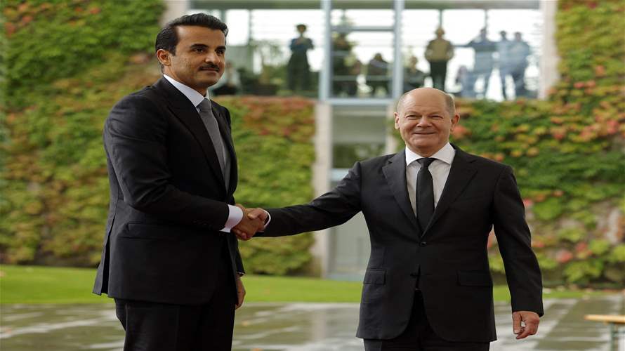 شولتس يستقبل أمير قطر ويؤكد العمل لوقف التصعيد في الشرق الأوسط