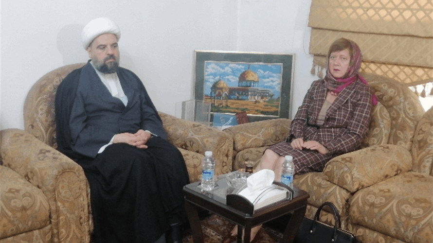 Sheikh Kabalan meets with Wronecka to address the Palestinian cause and Israeli aggression