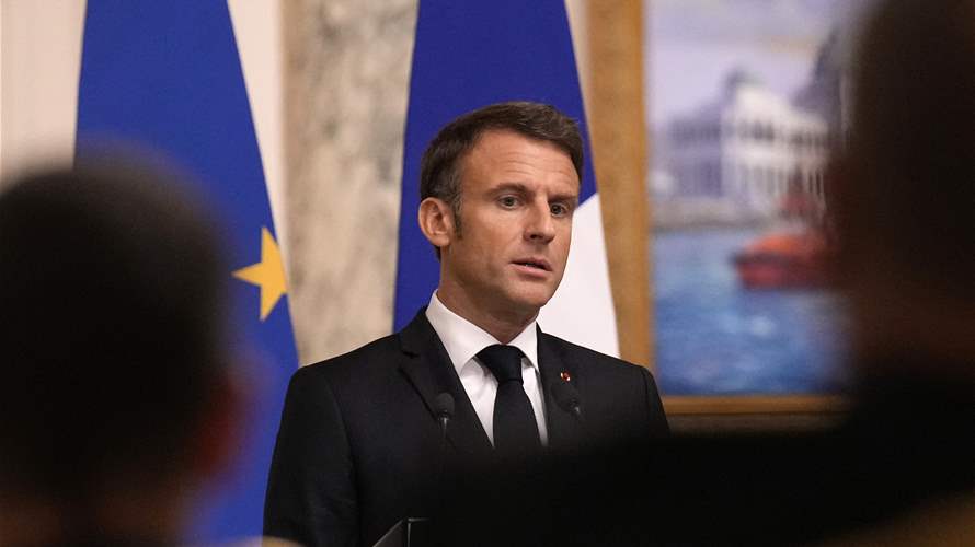 ماكرون يعلن أن فرنسا سترسل سفينة عسكرية "لدعم" مستشفيات غزة