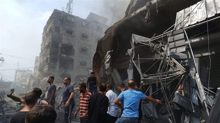 Gaza's Interior Ministry: Jabalia refugee camp was bombed with six bombs, each weighing a ton of explosives