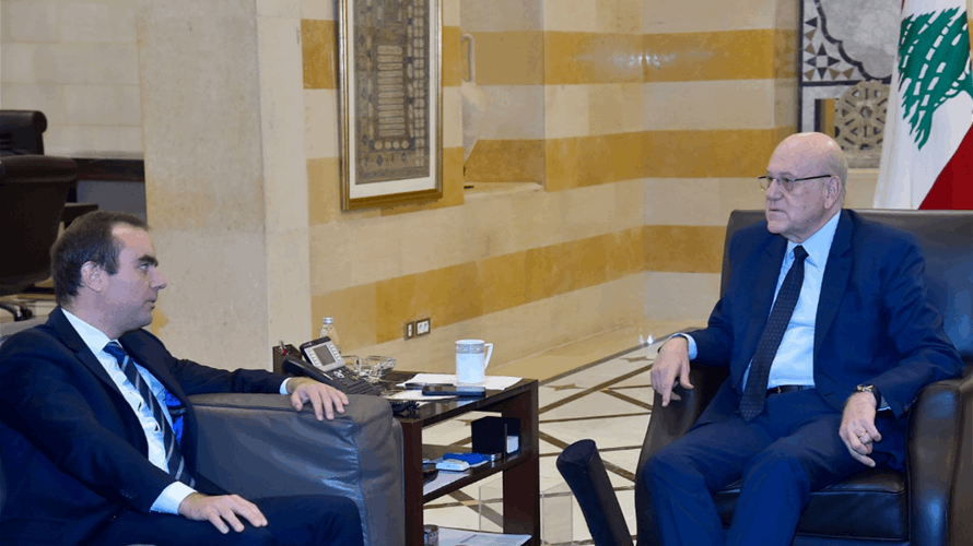 Mikati and French Defense Minister Discuss Border Escalation and Gaza War