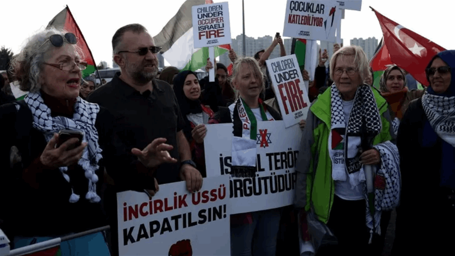 Turkish police fire tear gas at pro-Palestinian protesters near Incirlik base