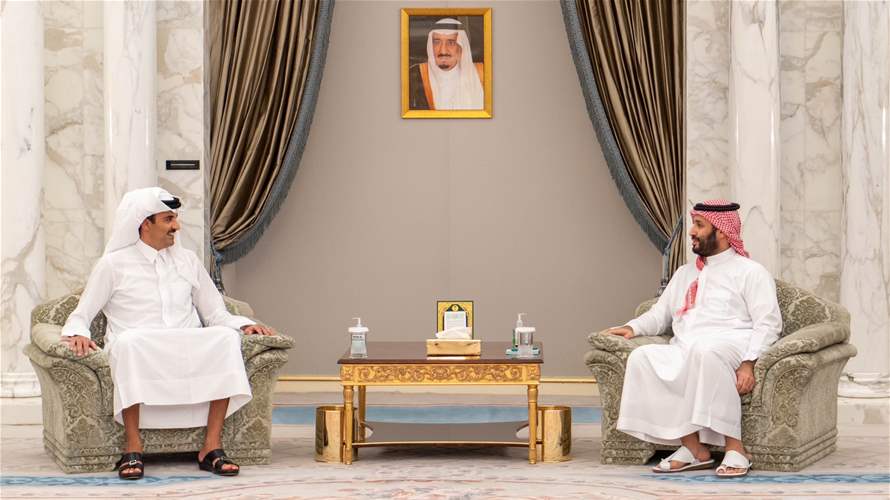 أمير قطر ناقش وولي العهد السعودي العلاقات وتطورات الأوضاع في فلسطين