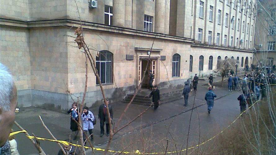 قتيل وجرحى بانفجار في مبنى جامعة يريفان في أرمينيا 
