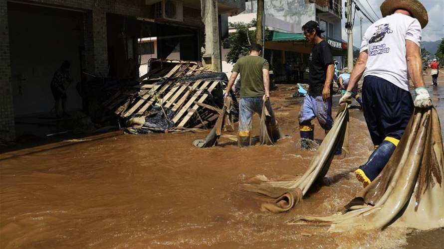 مصرع ستة أشخاص جراء أمطار غزيرة في البرازيل