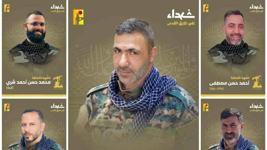 Five Hezbollah members, including son of Parliamentary Bloc Leader, killed in Israeli airstrike in Lebanon