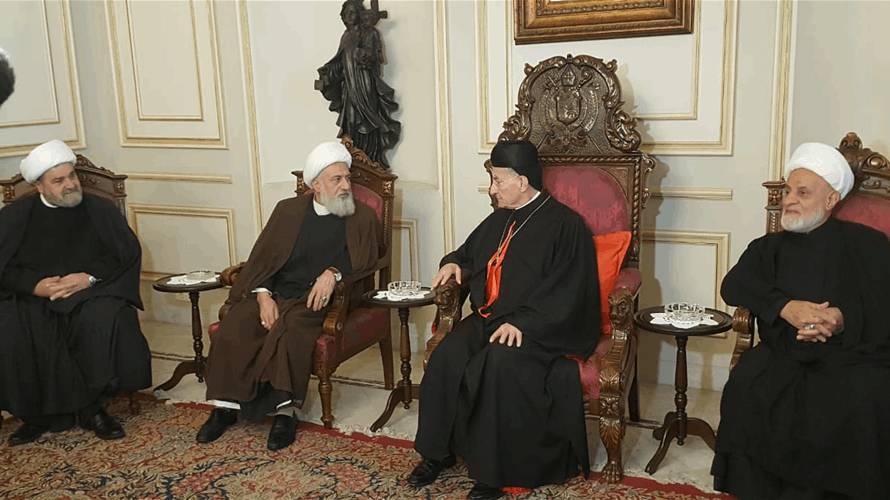 الراعي التقى وفد المجلس الإسلامي الشيعي الأعلى: سنتّصل برعد لنعزّيه... الخطيب: الوحدة الوطنية مطلوبة