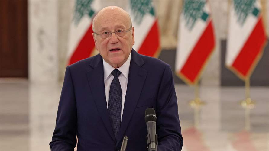 وصول ميقاتي إلى الإمارات لترؤس وفد لبنان في شأن تغيّر المُناخ "كوب 28"