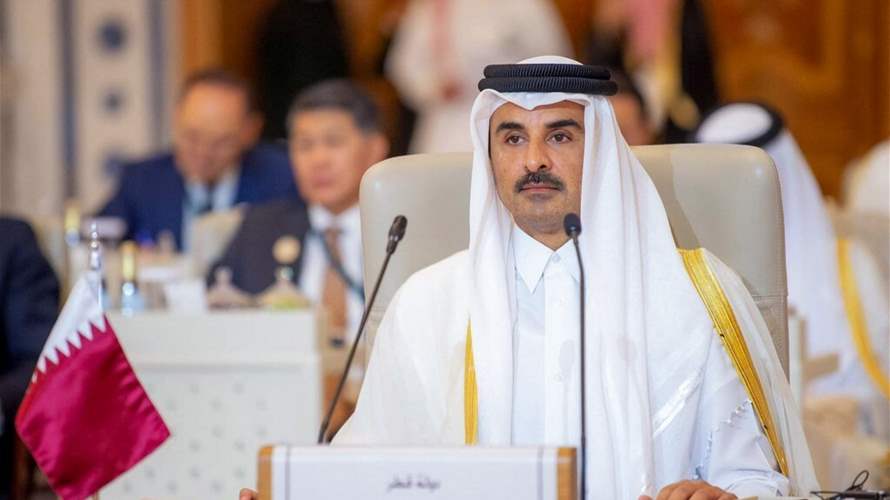 أمير قطر عن حرب غزة: من العار على جبين المجتمع الدولي أن يتيح لهذه الجريمة النكراء أن تستمر