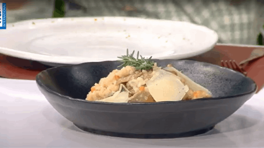 "ريزوتو مع الكستناء والفطر".... وصفة شهية على طريقة الشيف حنا طويل (فيديو)