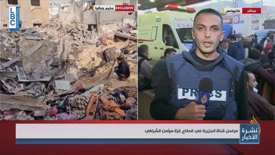 القصف الاسرائيلي استهدف عائلة مراسل "الجزيرة" مؤمن الشرافي في غزة