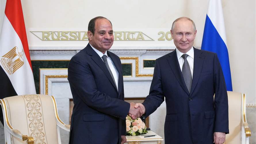 Putin thanks Egypt's el-Sisi for Gaza help in call on eve of election