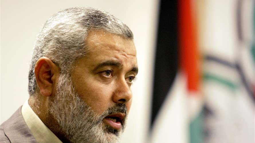 Hamas leader Haniyeh arrives in Cairo