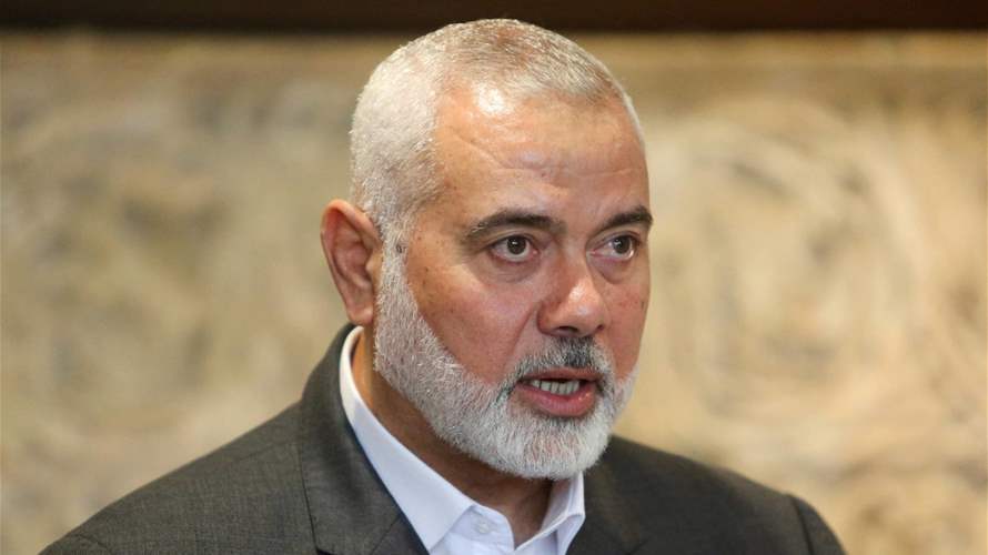 هنية: حماس منفتحة على حكومة وطنية في الضفة الغربية وقطاع غزة