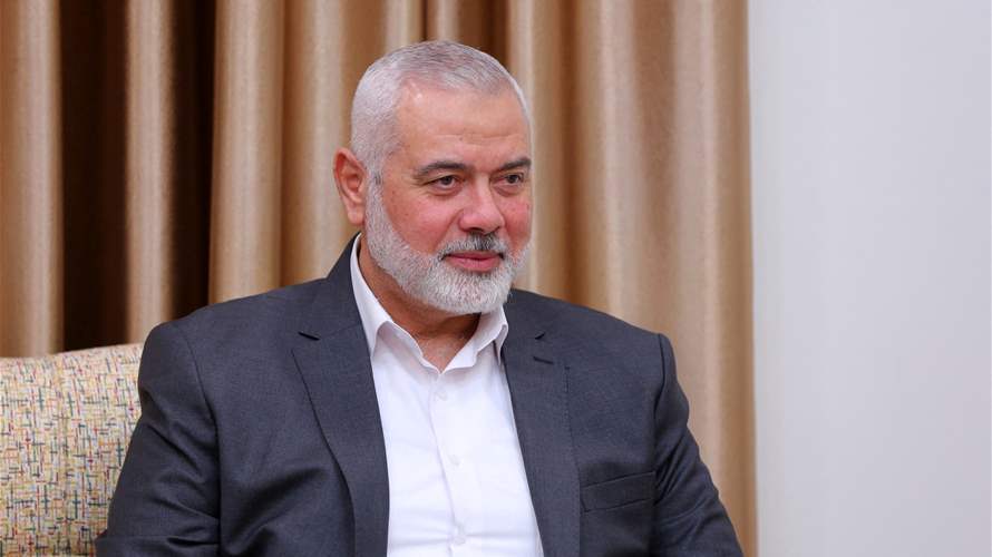 Haniyeh says Hamas delivered its position to Qatar, Egypt