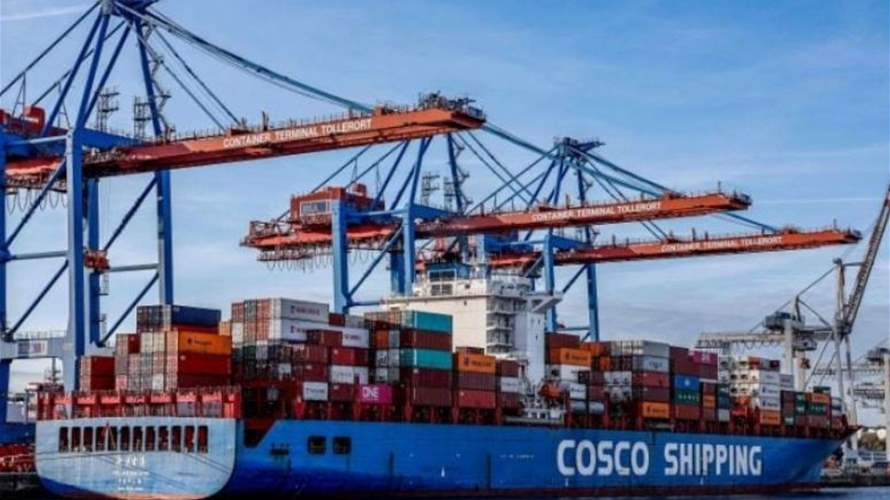  شركة الشحن الصينية كوسكو علقت عمليات الشحن إلى إسرائيل