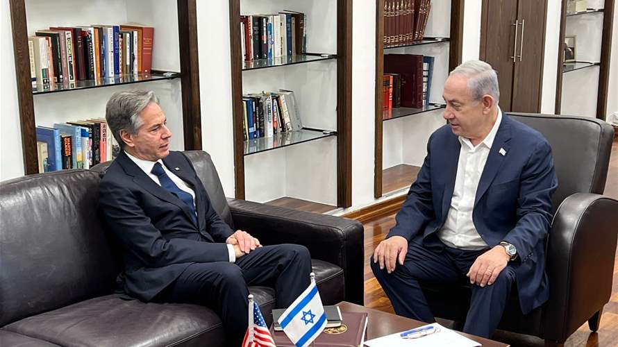 Blinken affirms to Netanyahu the 'importance' of avoiding harm to civilians in Gaza 