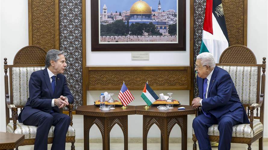 Blinken affirms to Abbas US support for Palestinian state establishment 