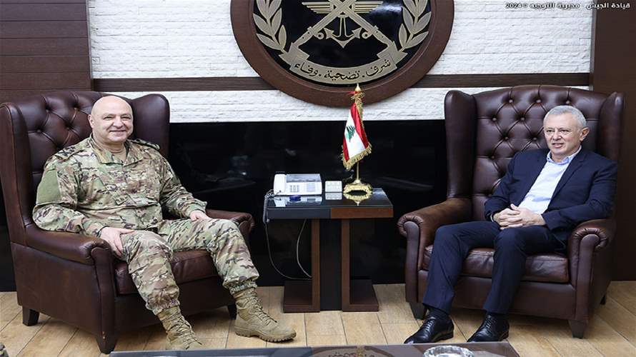 Army Commander Receives Sleiman Frangieh