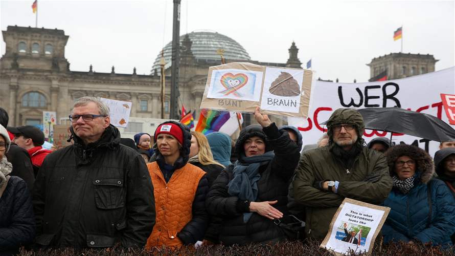 آلاف يتظاهرون في برلين ضد اليمين المتطرف