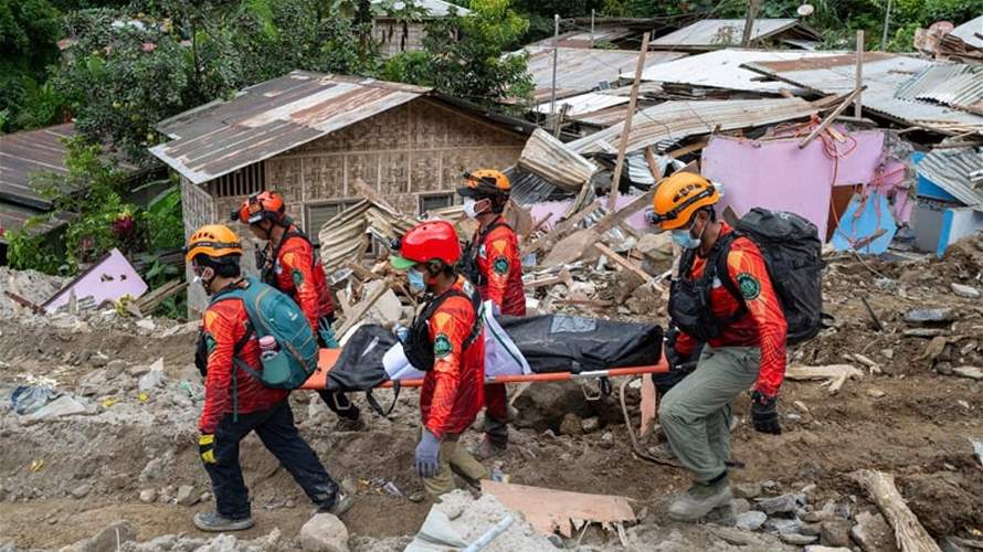ارتفاع عدد قتلى الانهيار الأرضي في الفلبين إلى 68 شخصا