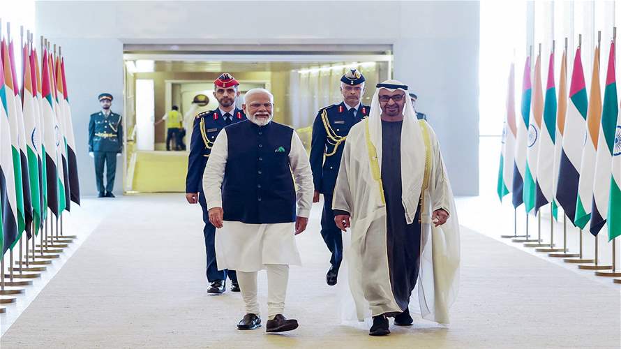 رئيس وزراء الهند يوقّع في الإمارات اتفاق إطار لمشروع ممر تجاري مهمّ