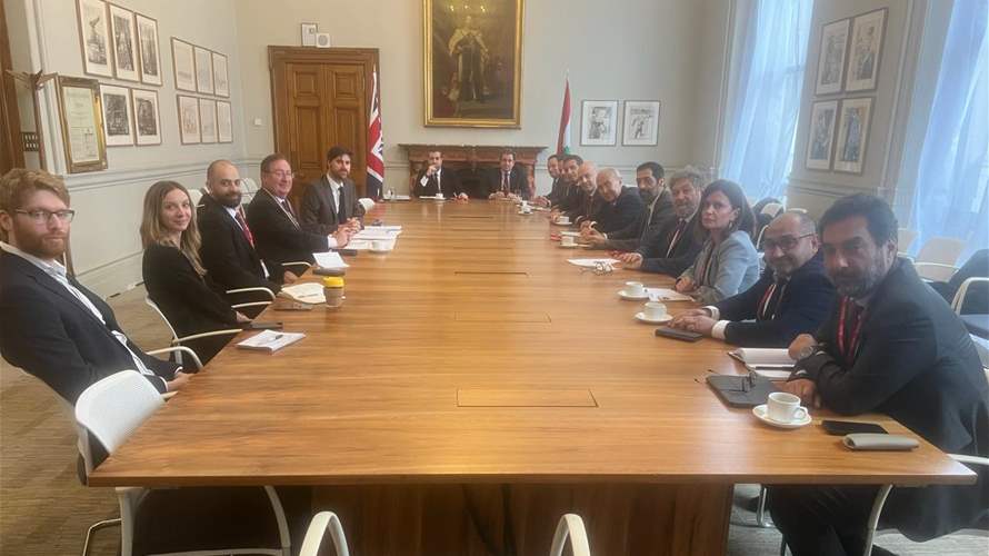 الوفد النيابي اللبناني في بريطانيا يلتقي في هذه الأثناء مدير مكتب الشرق الأوسط  شارل كينغ في  foreign, commonwealth &development office