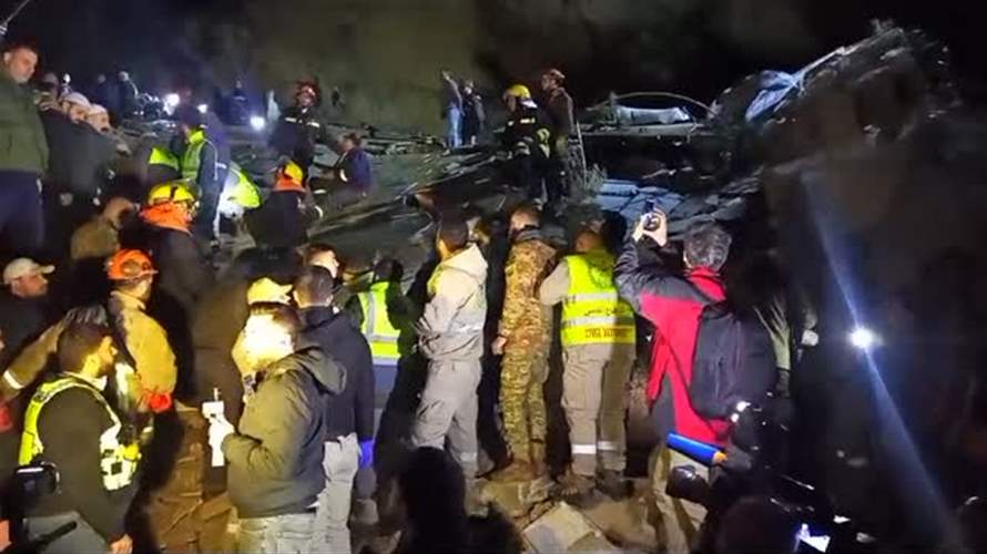 Choueifat tragedy: Four rescued, three still missing in building collapse response 