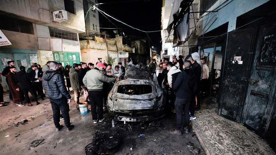 شهيد وأربعة جرحى في قصف إسرائيلي على سيارة في جنين بالضفة الغربية