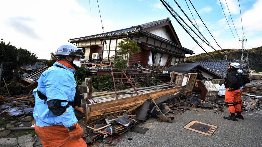اليابان تخصّص 613 مليون يورو كمساعدات إضافية للمتضرّرين من زلزال رأس السنة
