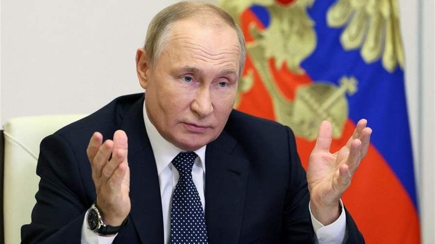 بوتين يتهم أوكرانيا بمهاجمة مناطق روسية لتقويض الإنتخابات الرئاسية