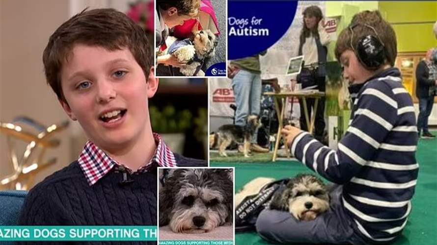 غيرت حياة طفل مصاب بالتوحد... تعرفوا إلى الكلبة "ميغان"! (فيديو)