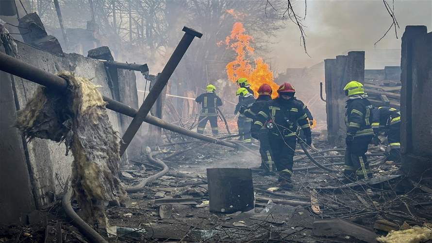 14 قتيلاً وعشرات الجرحى في قصف روسي على مدينة أوديسا الأوكرانية