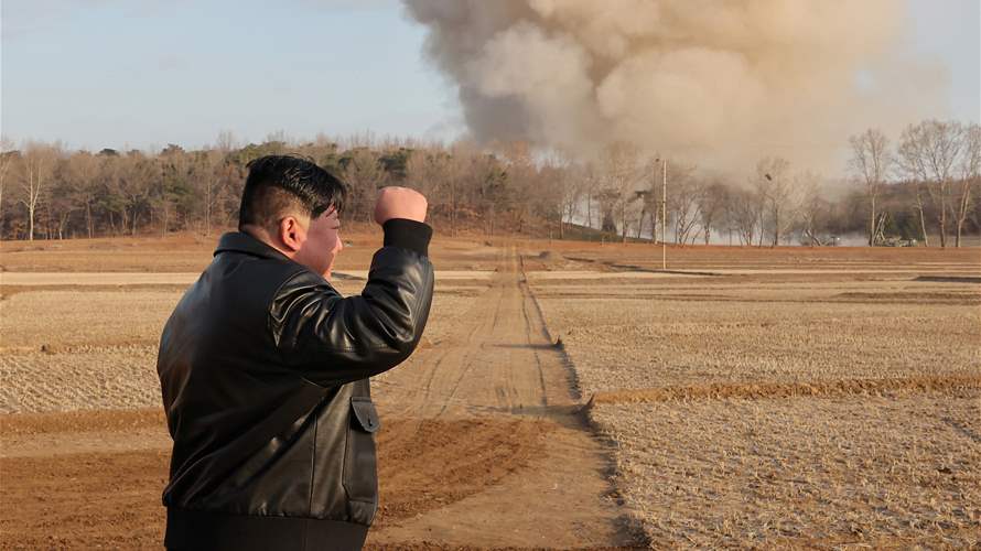 North Korean leader oversees firing drills with 'super-large' rocket launchers