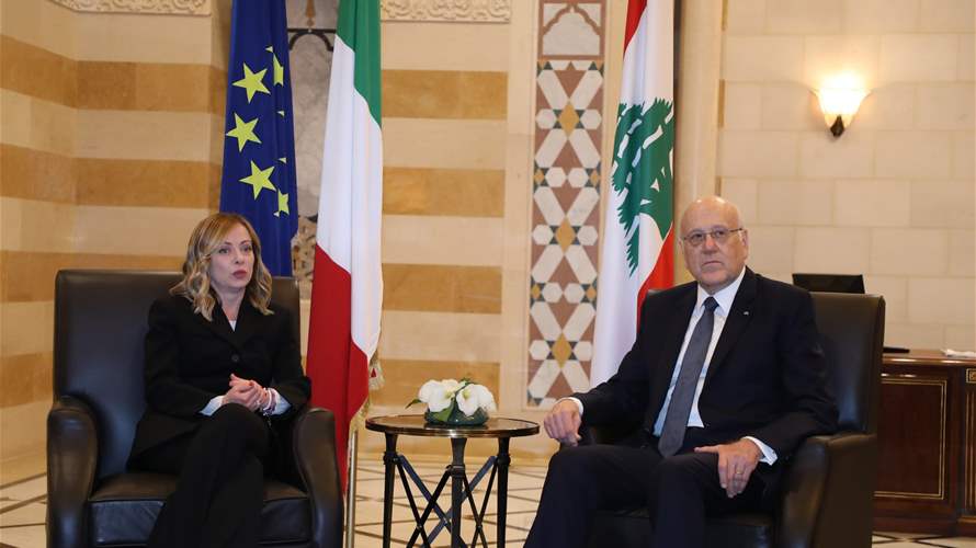 Commitment to UNIFIL: Lebanese and Italian PMs affirm importance of stability in Lebanon