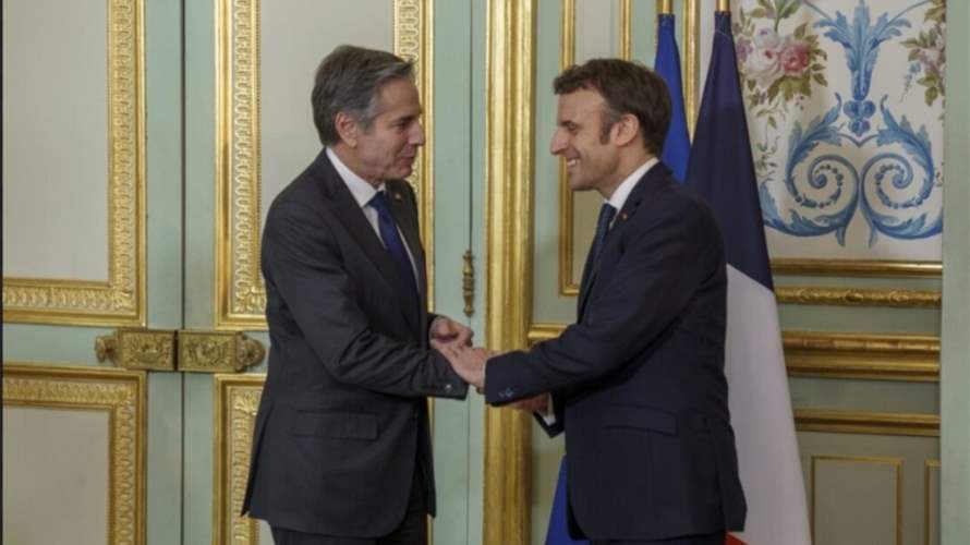 Blinken-Macron diplomatic talks on Gaza crisis and preventing escalations in Lebanon 