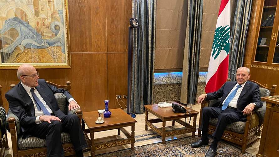 Berri discussed recent developments during his meeting with Mikati