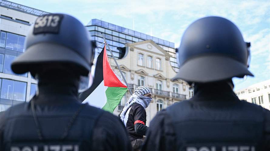 Police shut down pro-Palestinian gathering in Germany