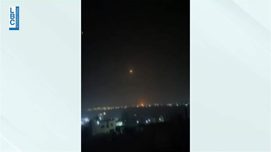 مقاطع مصورة تظهر سقوط عدد من الصواريخ على الأراضي الاسرائيلية 