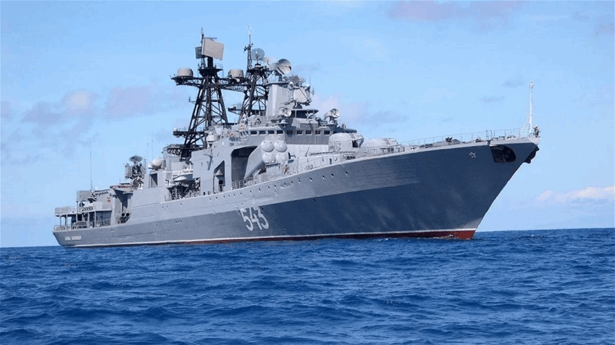 سفينة روسية مزودة بصواريخ فرط صوتية تدخل البحر المتوسط